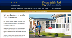 Desktop Screenshot of cowdenholidaypark.com